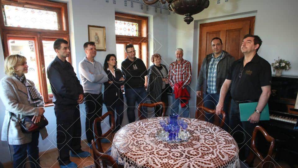 Modra ali cesarska soba v pritličju Ruske dače